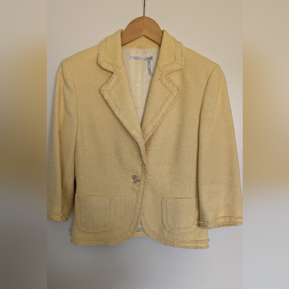 Canary Yellow Blazer Women's Small